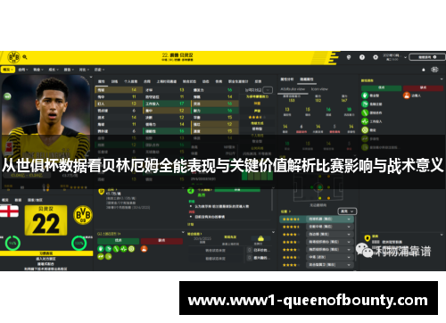 从世俱杯数据看贝林厄姆全能表现与关键价值解析比赛影响与战术意义