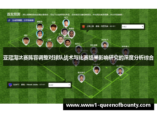 亚冠淘汰赛阵容调整对球队战术与比赛结果影响研究的深度分析综合